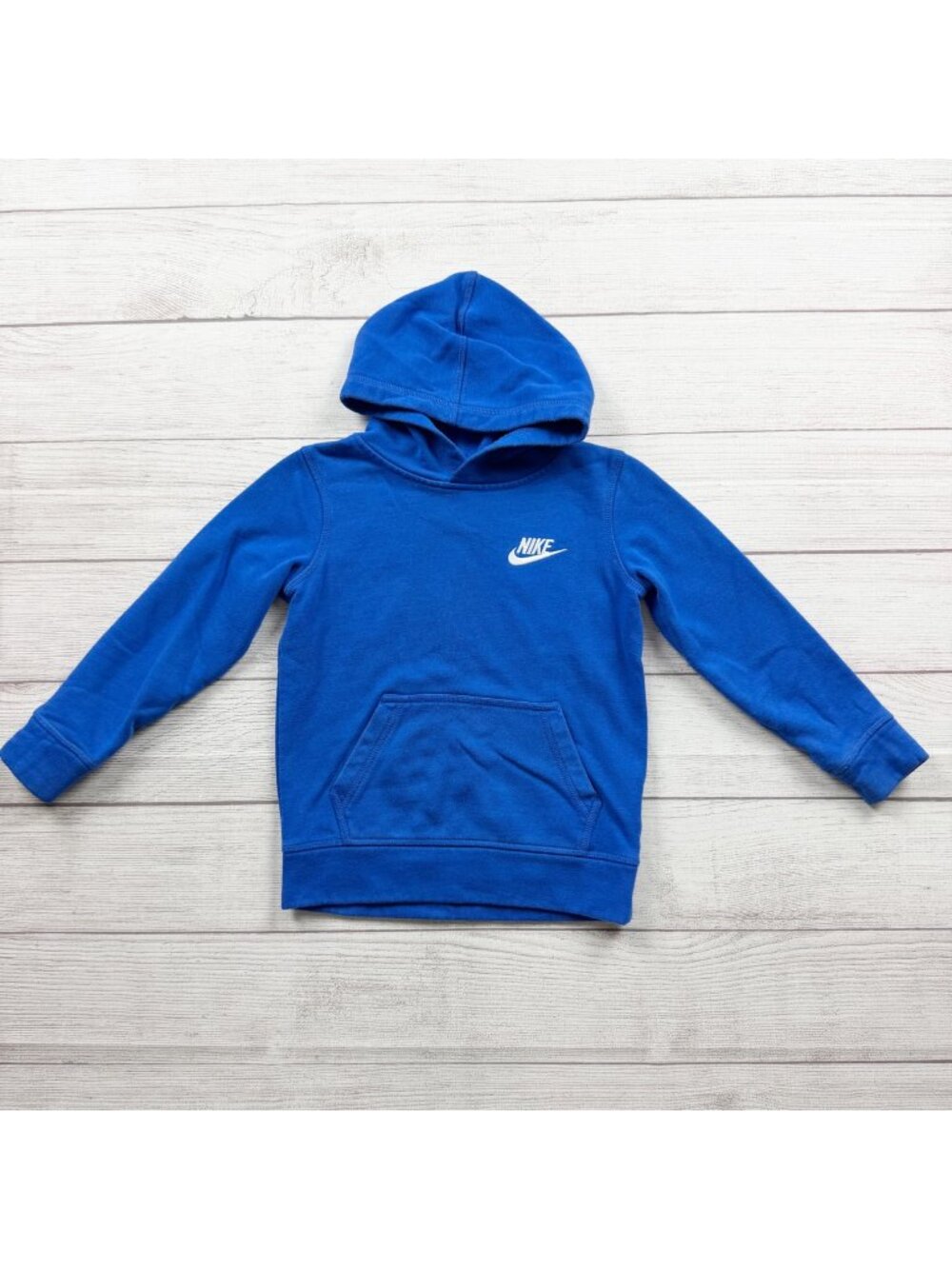 Nike Kids Blue Hoodie Sweatshirt Lightweight Long Sleeve 5